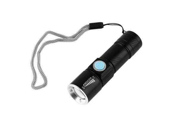 Φακός ZOOM Υψηλής Φωτεινότητας 200LM USB CREE LED Mini Tactica 2 Q5