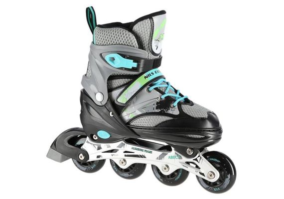 Αυξομειούμενα Πατίνια Roller NA 10602A INLINE SKATES NILS EXTREME ΜΑΥΡΟ-MEDIUM(35-38)