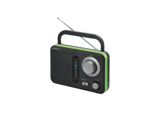 Φορητό ραδιόφωνο  μπαταρίας και ρεύματος Μαύρο-Πράσινο TR-412