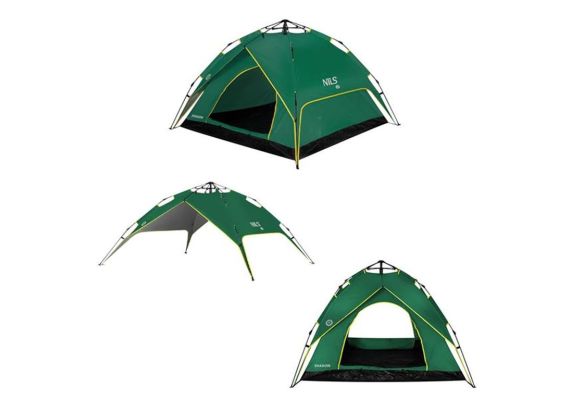 Σκηνή Camping 3 Ατόμων NC7819 Πράσινη TENT SHADOW 