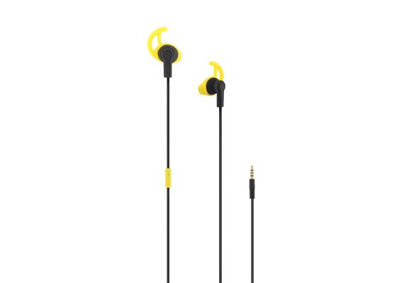 Sport ακουστικά αδιάβροχα με μικρόφωνο και handsfree Κίτρινο ESSPRUNBK