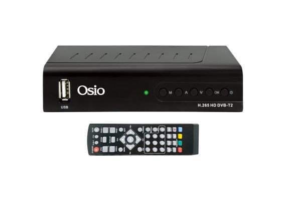 Osio OST-3540D DVB-T/T2 Full HD H.265 MPEG-4 Ψηφιακός δέκτης με USB