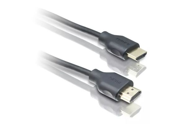 Philips SWV2401H/10GRS Επιχρυσωμένο καλώδιο HDMI High Speed 4K με ethernet αρσενικό σε αρσενικό 1.5 m