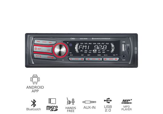 Osio ACO-4520UBT Ηχοσύστημα αυτοκινήτου με Bluetooth, USB, Android App, micro SD και Aux-In