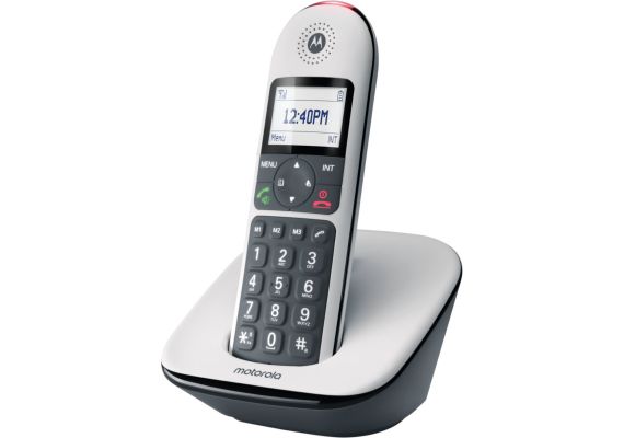 Motorola CD5001 (Ελληνικό Μενού) Ασύρματο τηλέφωνο συμβατό με ακουστικά βαρηκοΐας με φραγή αριθμών και ανοιχτή ακρόαση