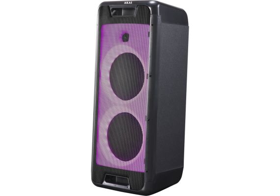 Akai Party Box 800 Φορητό Bluetooth party speaker με LED, TWS για σύνδεση με δεύτερο και υποδοχή για μικρόφωνο και όργανο – 60W RMS