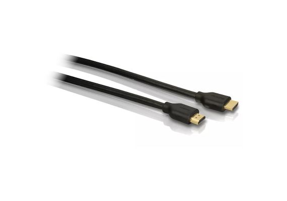 Philips SWV5401H/GRS Επιχρυσωμένο καλώδιο HDMI High Speed 4K με ethernet αρσενικό σε αρσενικό 1.8 m