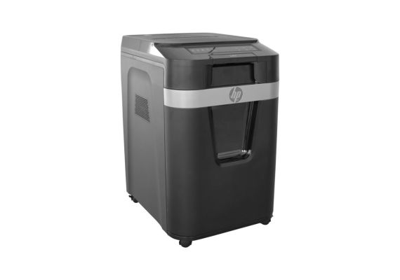 HP Pro Shredder Auto 200MC – 2821 Μαύρος καταστροφέας εγγράφων με συνδετήρες και καρτών Micro Cut P5 – 10 Manual/200 Auto x A4 – 32.2L