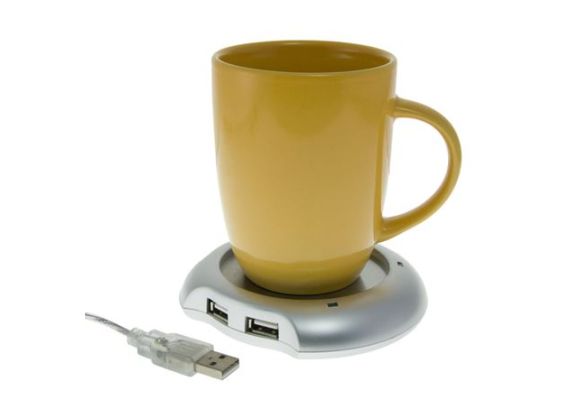 Βάση για ζεστό καφέ - ρόφημα - Warmer Cup Usb Hub 4 θέσεων