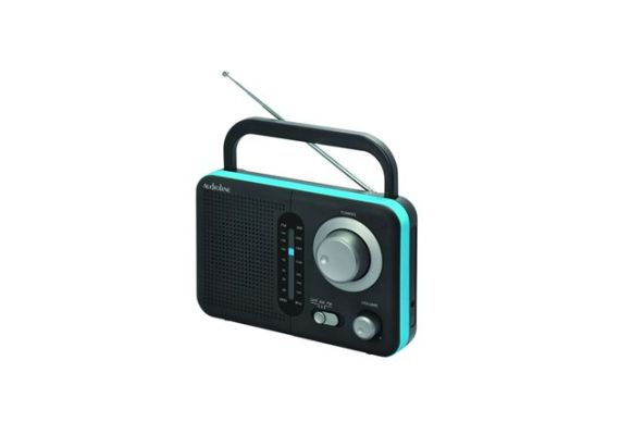 Φορητό ραδιόφωνο μπαταρίας και ρεύματος Μαύρο με Μπλε TR-412 Audioline