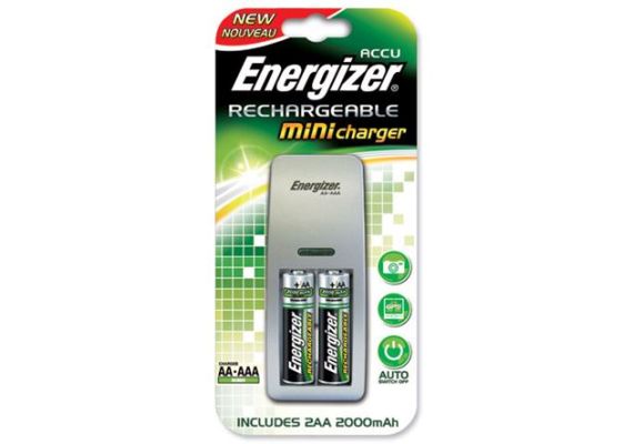 Φορτιστής μπαταριών Energizer NiMH AA - AAA με δώρο 2 μπαταρίες τύπου ΑΑ 2000 mAh