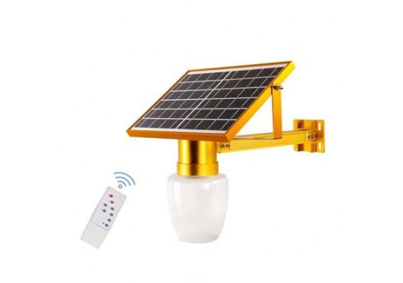 Ηλιακό Φωτιστικό 10w IP 65 με Πάνελ 22w και τηλεχειριστήριο