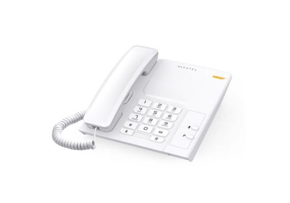 Σταθερό τηλέφωνο ALCATEL Temporis T26 μεγάλα πλήκτρα - Λευκό χρώμα