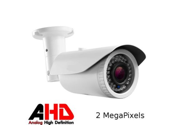 Kάμερα ασφαλείας μεταλλική 2.0 megapixel AHD bullet εξωτερικού χώρου νυχτερινής λήψης