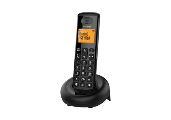 Ασύρματο τηλέφωνο με δυνατότητα αποκλεισμού κλήσεων E160 EWE μαύρο