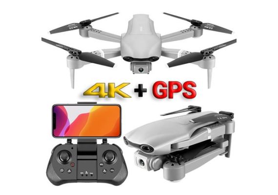 CleverDrone™ V3 – Επαγγελματικό GPS Drone με 2 Κάμερες 4K – Αναδιπλούμενο με GPS – Έως 50 Λεπτά Πτήσης  – WIFI 5GHz – Έλεγχος & Καταγραφή στο Κινητό – Βίντεο 4Κ- 2 Μπαταρίες