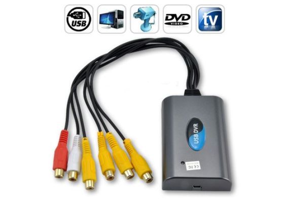 Καταγραφικό usb DVR σε Η/Υ για 4 κάμερες - Ανίχνευση κίνησης - Παρακολούθηση απο απόσταση μέσω internet