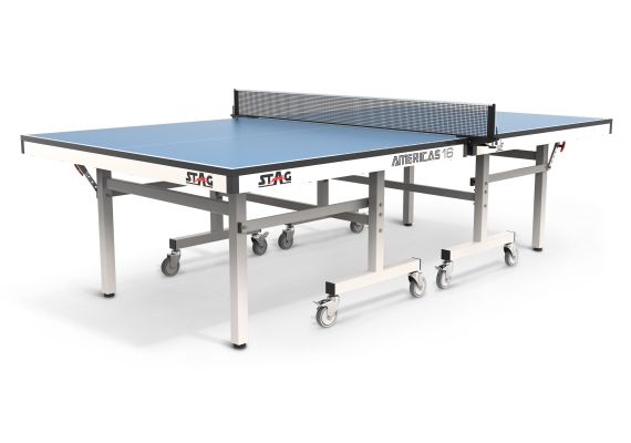 ΤΡΑΠΕΖΙ PING PONG ΕΣΩΤΕΡΙΚΟ STAG AMERICAS 25MM ΜΠΛΕ (2 ΚΙΒ)