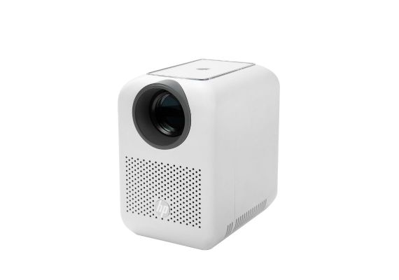 HP CC180W Λευκός Projector HD 720p με PD Power Bank, ενσωματωμένα ηχεία, 200 LED, Bluetooth, Wifi, HDMI, USB και τηλεχειριστήριο – 45W