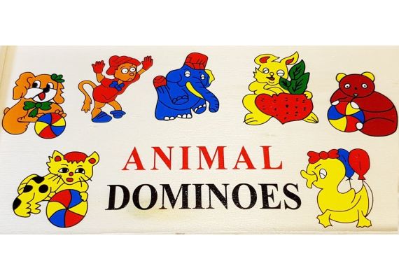 ​Ξύλινο Ντόμινο με ζωάκια 28 τεμ. Animal Dominoes