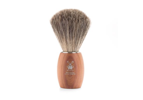 ​Ξύλινο Πινέλο ξυρίσματος με φυσική τρίχα shaving brush Mühle Pinsel 81H3R