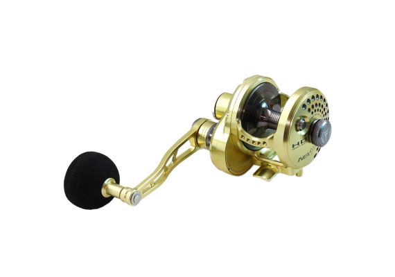 NEXT HD Overhead Jigging Reel Lever Drag - Gold / Gunsmoke - 300 , %ce%b1%cf%81%ce%b9%cf%83%cf%84%ce%b5%cf%81%cf%8c