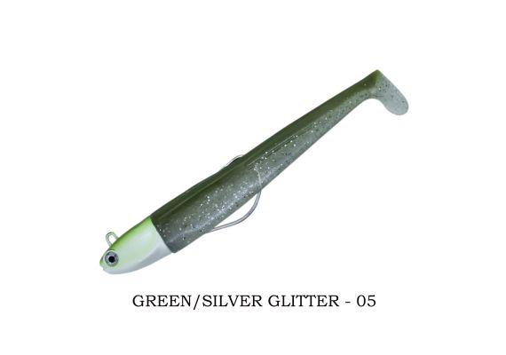 Soul Lures Ocean Ruler Combo 125gr - 05 Green Silver Glitter