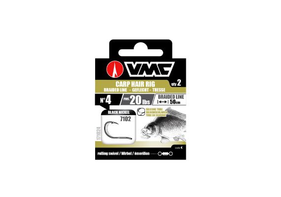 VMC Carp Hair Rig 7102BN Braided Line - 2