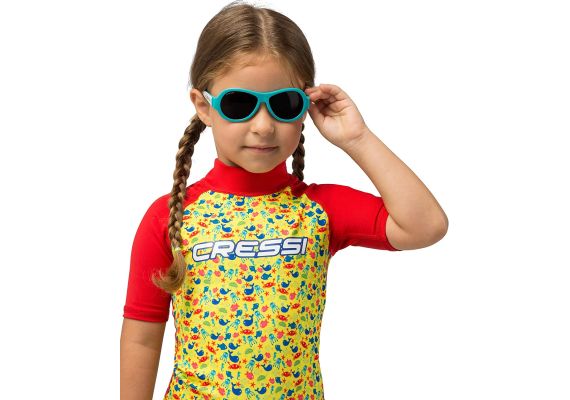 Cressi Aqua Pets Rash Guard Προστατευτικό μπλουζάκι - Κόκκινο/Κίτρινο