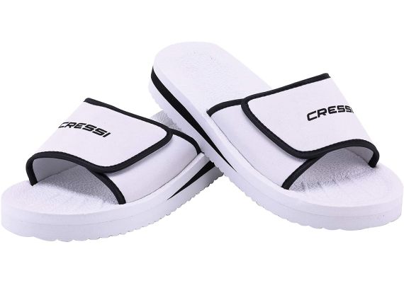 Cressi Unisex Shoes Panarea Slippers for Beach and Swimming Pool - Λευκό