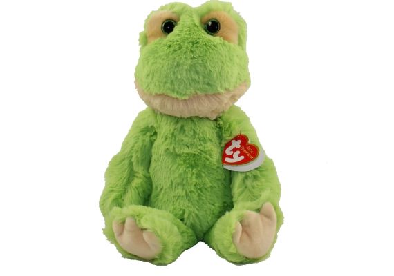 TY Plush Frog with Glitter eyes Floyd 33cm