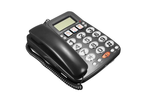 ​Τηλέφωνο 2 γραμμών με μεγάλα πλήκτρα & κλήση έκτατης ανάγκης N-INC KX-2035CID