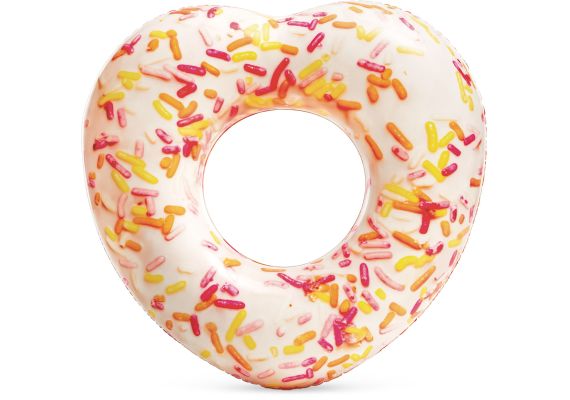 SPRINKLE DONUT HEART TUBE