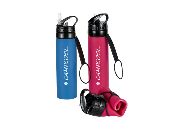 CAMPCOOL ΜΠΟΥΚΑΛΙ  ΣΙΛΙΚΟΝΗΣ 600 ml ΕΥΚΑΜΠΤΟ- ΔΙΑΦΟΡΑ ΧΡΩΜΑΤΑ