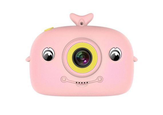 ​Επαναφορτιζόμενη παιδική κάμερα δελφινάκι ροζ OEM SD310