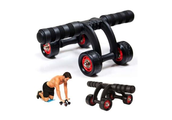 ​Τροχός άσκησης ABS με δομή 4 τροχών OEM Portable Trainer