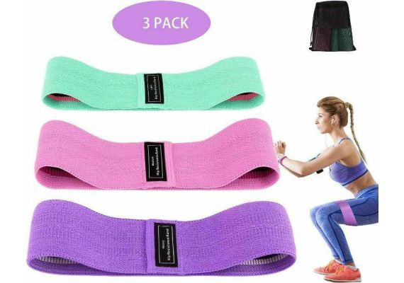 ​Ελαστικοί ιμάντες αντίστασης γοφών 3τμχ. OEM Hip resistance bands