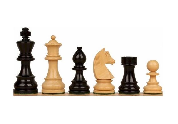 ​Πιόνια για σκάκι πλαστικά μπεζ–μαύρα 70mm SuperGifts