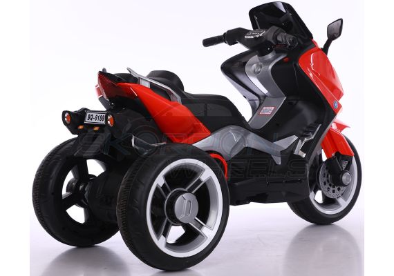 Παιδική Ηλεκτρική Μηχανή Yamaha T-MAX Style 12V Κόκκινη με  3 ρόδες Skorpion Wheels 5245090