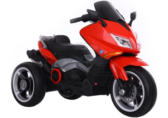 Παιδική Ηλεκτρική Μηχανή Yamaha T-MAX Style 12V Κόκκινη με  3 ρόδες Skorpion Wheels 5245090