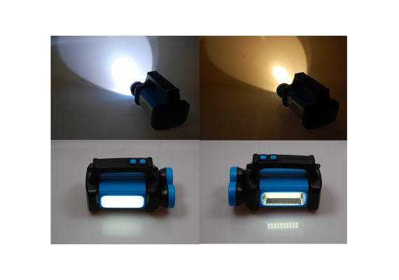 ​Διπλός φορητός φακός 200 lumens Led COB OEM HX-8802B