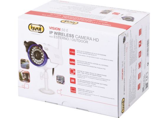 Trevi IP Wi-Fi Έγχρωμη Κάμερα  Εξωτερικού χώρου Αδιάβροχη HD Vision 50E