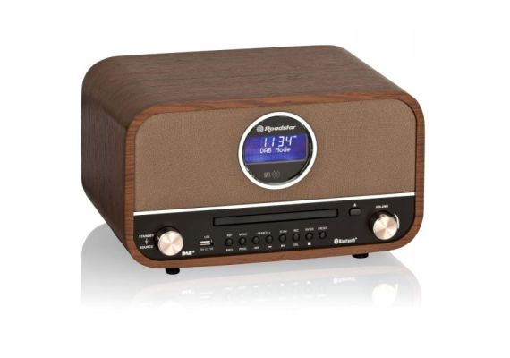 Vintage ξύλινο Ηχοσύστημα HiFi Roadstar HRA-1782ND+BT/WD