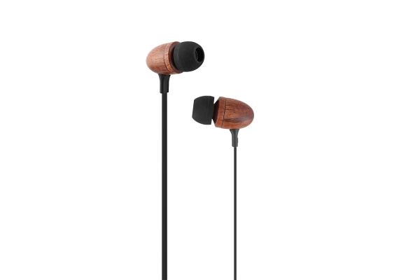 Ακουστικά ψείρες με μικρόφωνο και handsfree Καφέ ESFEELBR