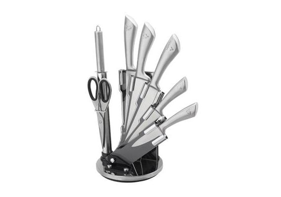 Σετ 5 μαχαιριών από χυτό ατσάλι με μπαλτά & ψαλίδι κουζίνα  Royalty Line SWITZERLAND RL KSS-600