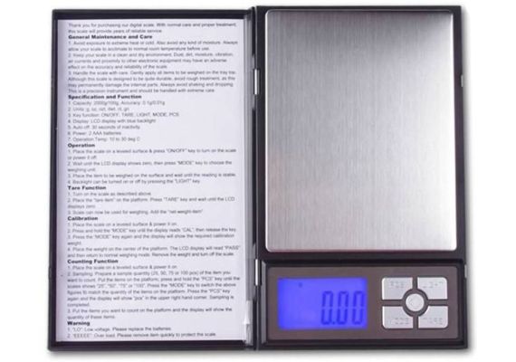 Ψηφιακή ζυγαριά ακριβείας 500g x 0,01g FUSION Notebook Series Digital Scale