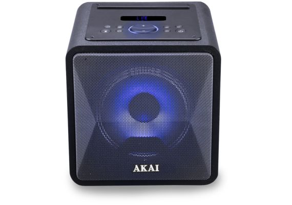 Akai ABTS-B6 Φορητό ηχείο Bluetooth karaoke με USB, LED, micro SD, Aux-In, Aux-Out και ενσ. μικρόφωνο – 20 W