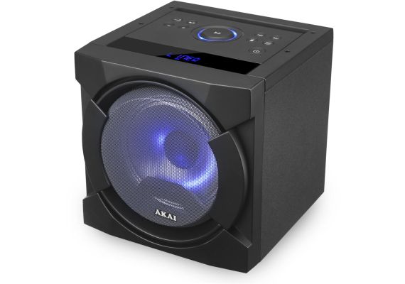 Akai ABTS-K6 Φορητό ηχείο Bluetooth karaoke με USB, LED, micro SD, Aux-In, Aux-Out και ενσ. μικρόφωνο – 30 W