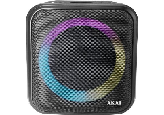 Akai ABTS-S6 Φορητό ηχείο Bluetooth karaoke με τρίποδο, USB, TWS, LED, micro SD, Aux-In, Aux-Out και ενσ. μικρόφωνο – 20 W