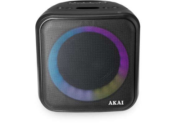 Akai ABTS-S6 Φορητό ηχείο Bluetooth karaoke με τρίποδο, USB, TWS, LED, micro SD, Aux-In, Aux-Out και ενσ. μικρόφωνο – 20 W